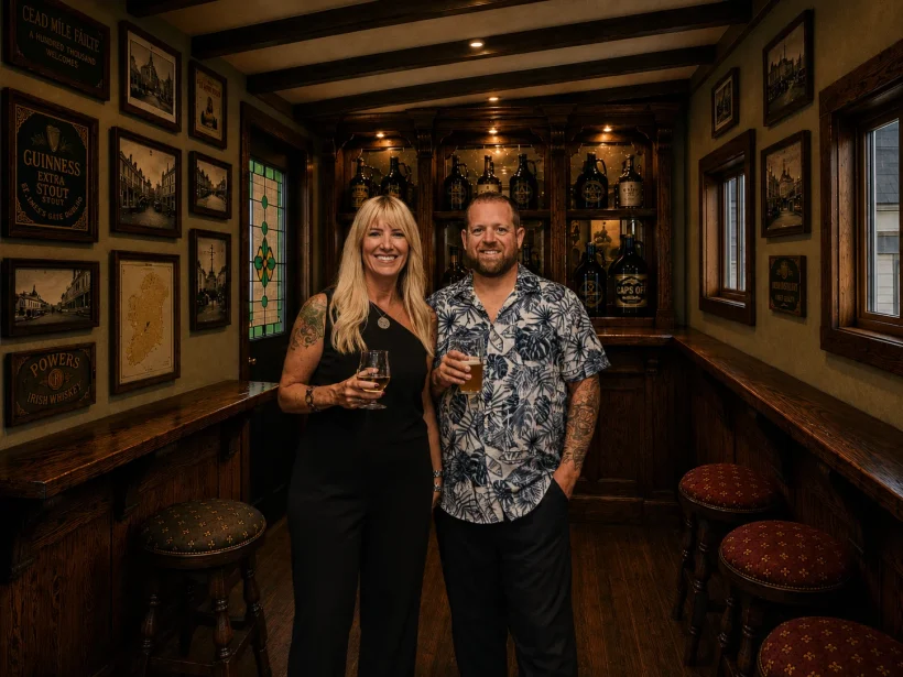 IMAGE 9 - Chris and Scott in Paddys Pub